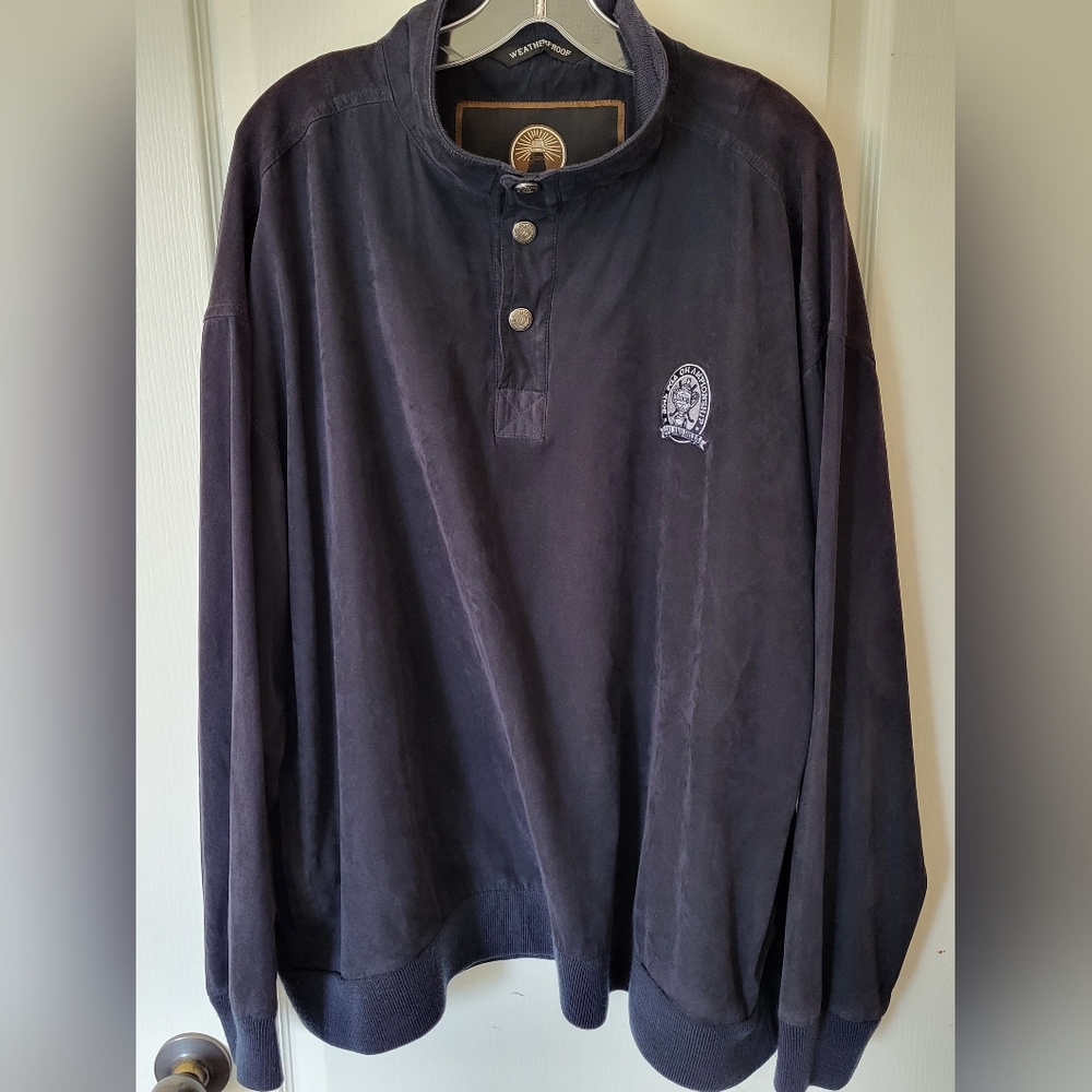 Weatherproof Pullover Navy Jacket XL 90th PGA Golf Championship Oakland Hills